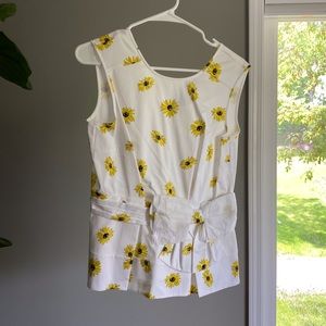 kate spade | NWT Daisy Dot Bow Peplum Top